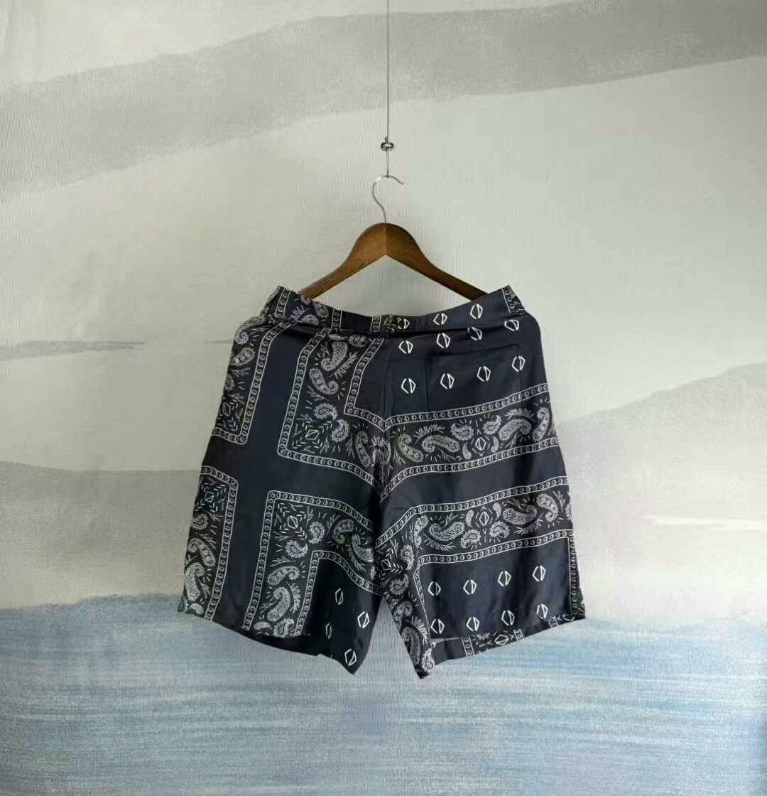 Dior black paisley silk shorts by Dior Size 26" / US 2 / IT 38 - 3 Thumbnail