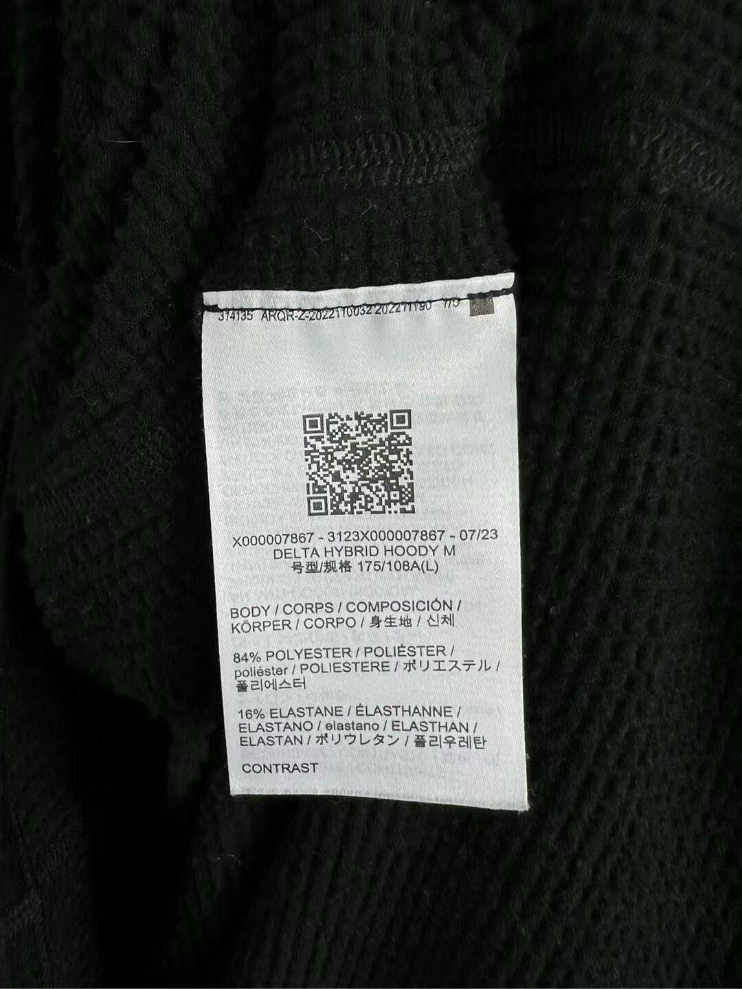 Arc'teryx black delta hybrid fleece half-zip jacket Size US L / EU 52-54 / 3 - 5 Thumbnail