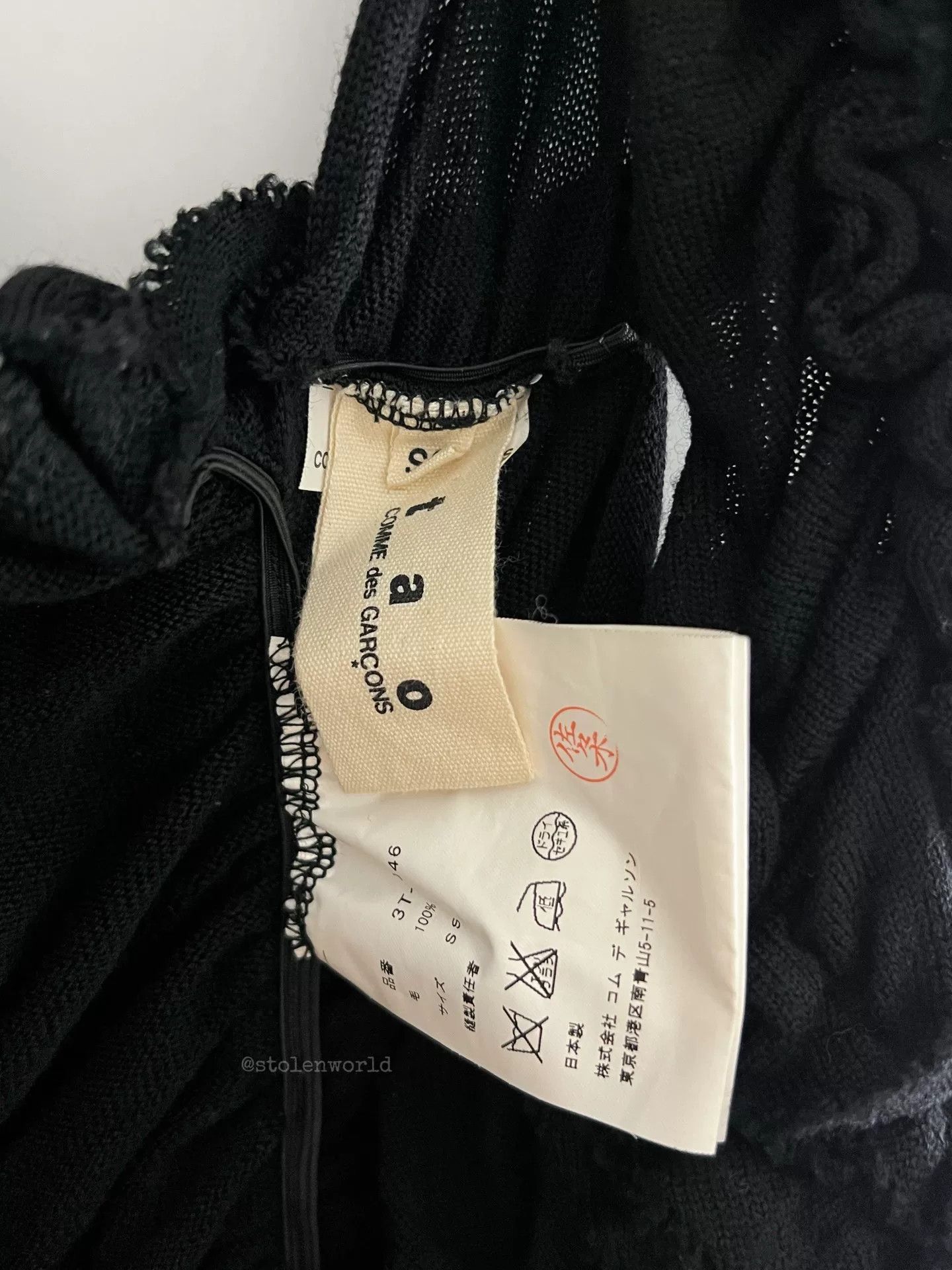 Comme des Garcons Comme des Garçons Asymmetric Wool Dress Size M / US 6-8 / IT 42-44 - 9 Thumbnail