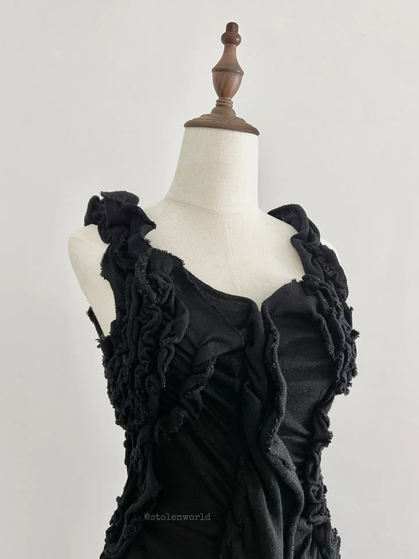 Comme des Garcons Comme des Garçons Asymmetric Wool Dress Size M / US 6-8 / IT 42-44 - 2 Thumbnail