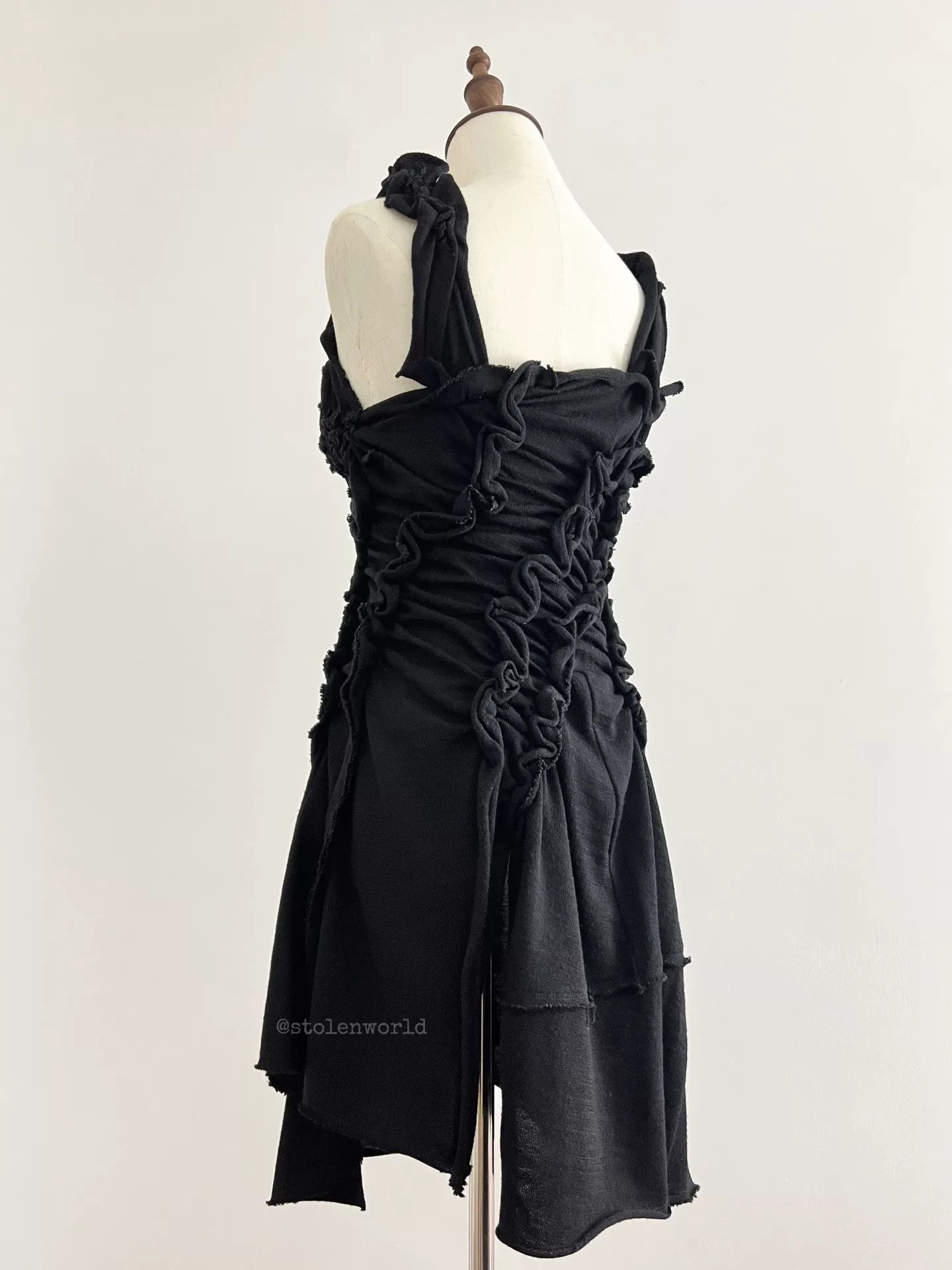 Comme des Garcons Comme des Garçons Asymmetric Wool Dress Size M / US 6-8 / IT 42-44 - 7 Thumbnail