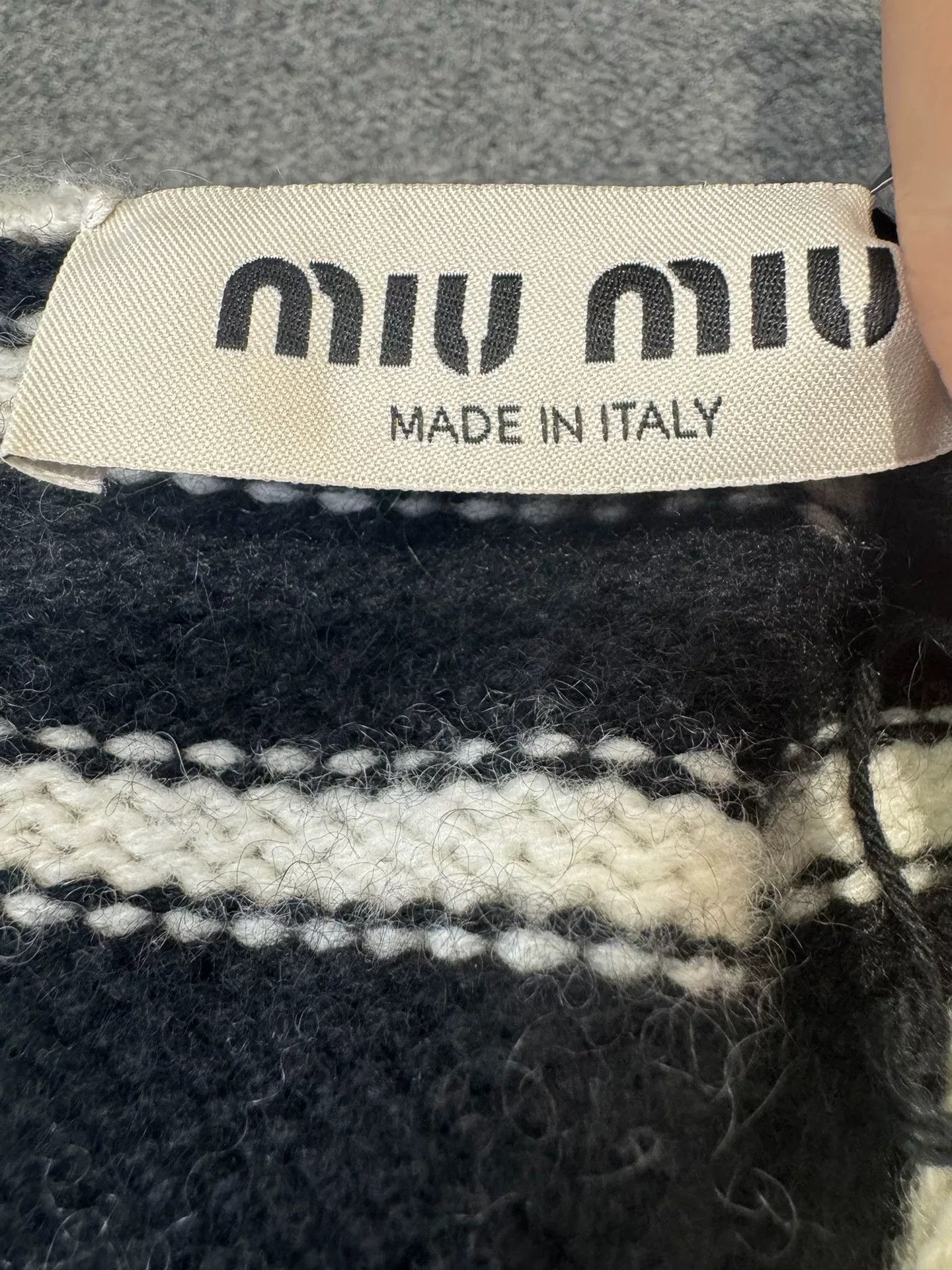 Miu Miu Miu Miu Navy Short Sleeve Top Size M / US 6-8 / IT 42-44 - 4 Thumbnail