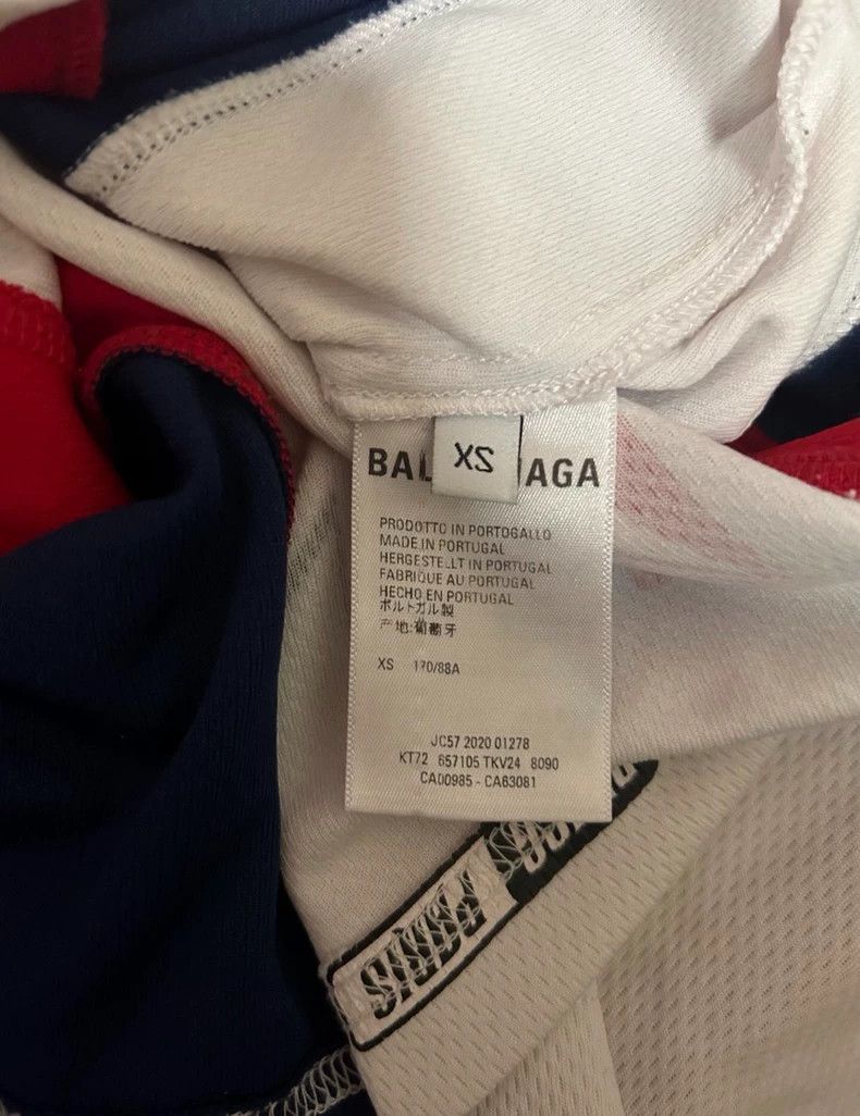 Balenciaga Balenciaga Red White Hockey Jersey Size US XS / EU 42 / 0 - 3 Thumbnail