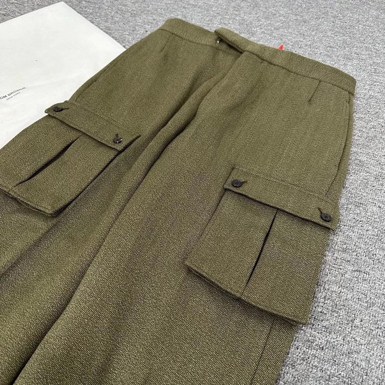 Thom Browne thom browne military green cargo pants Size US 30 / EU 46 - 4 Thumbnail