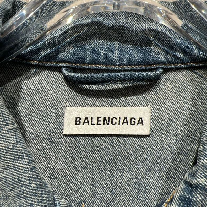 Balenciaga Balenciaga Graffiti Denim Jacket Size US M / EU 48-50 / 2 - 3 Thumbnail