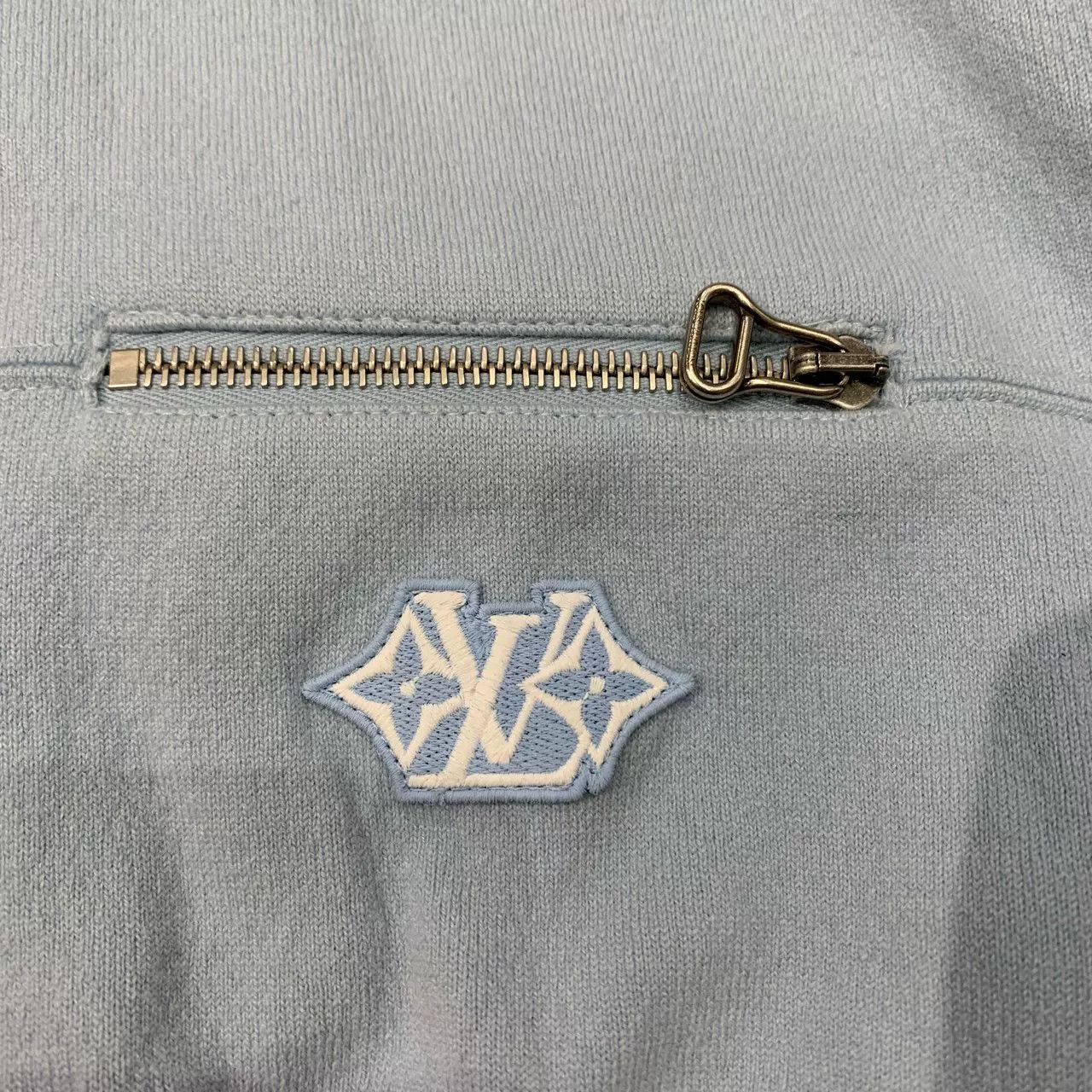 Louis Vuitton LV Blue Zip Hoodie Sweatshirt Size US S / EU 44-46 / 1 - 9 Thumbnail
