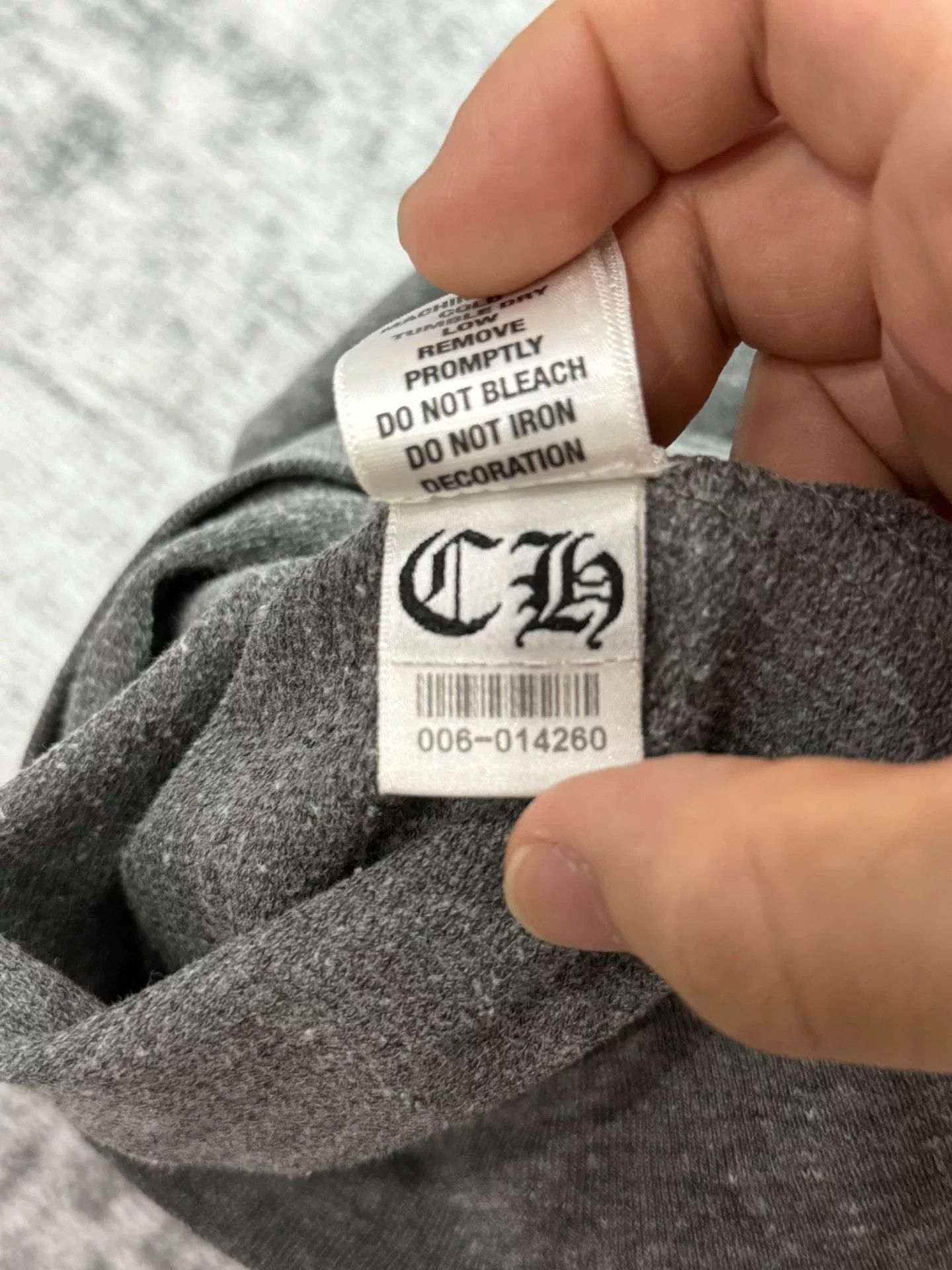 Chrome Hearts Chrome Hearts Gray Zip Hoodie with Cross Size US M / EU 48-50 / 2 - 5 Thumbnail
