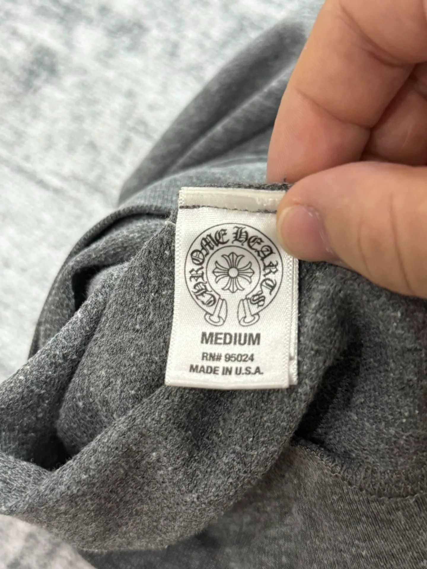 Chrome Hearts Chrome Hearts Gray Zip Hoodie with Cross Size US M / EU 48-50 / 2 - 4 Thumbnail