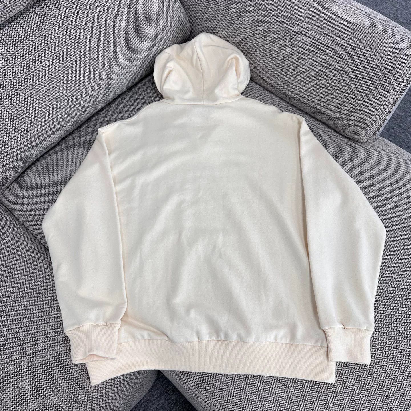 Louis Vuitton Louis Vuitton Logo Beige Hoodie Sweatshirt Size US M / EU 48-50 / 2 - 2 Thumbnail