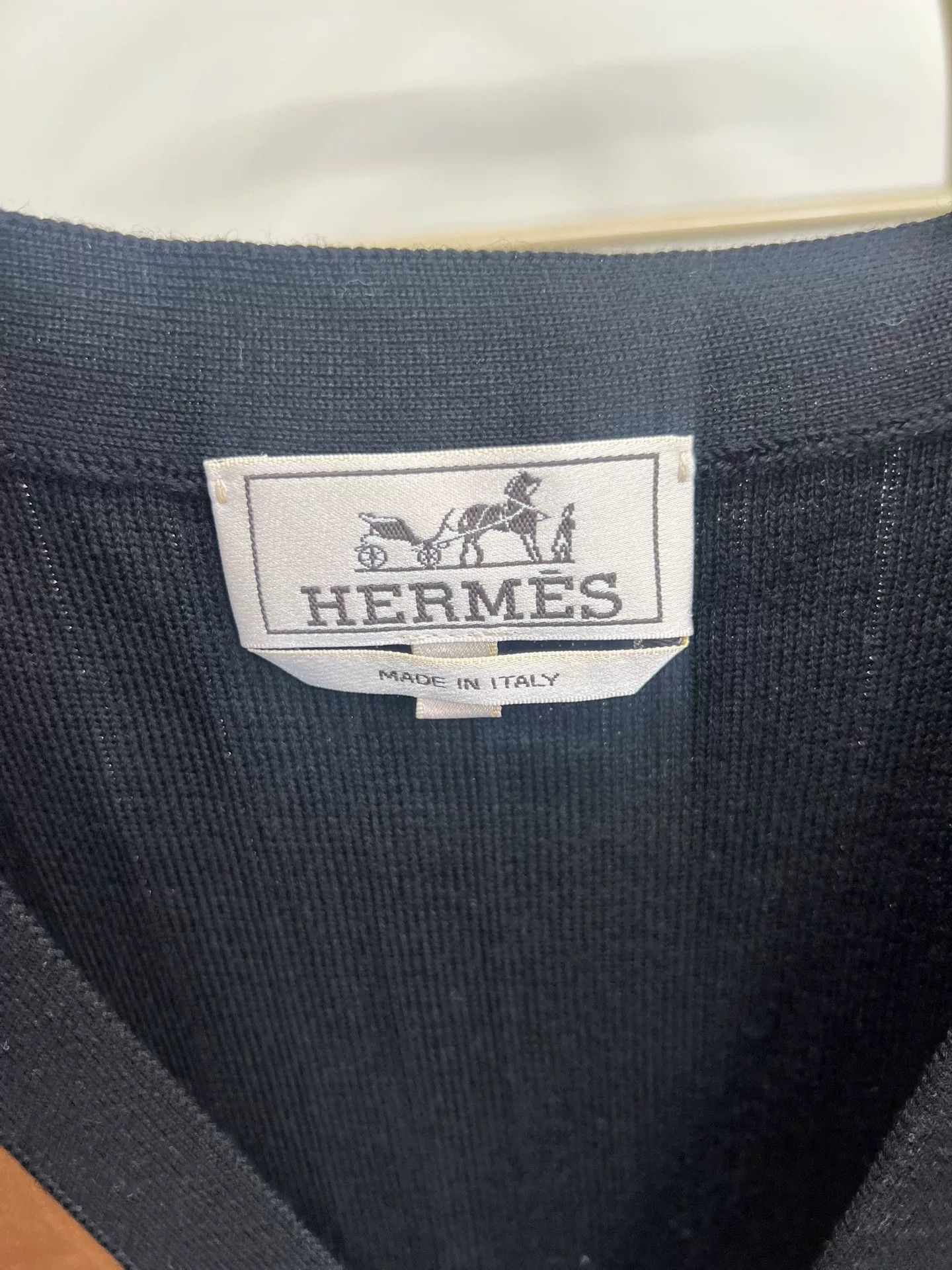 Hermes Hermes Patchwork Knit Cardigan Coat XXL Size US XXL / EU 58 / 5 - 4 Thumbnail