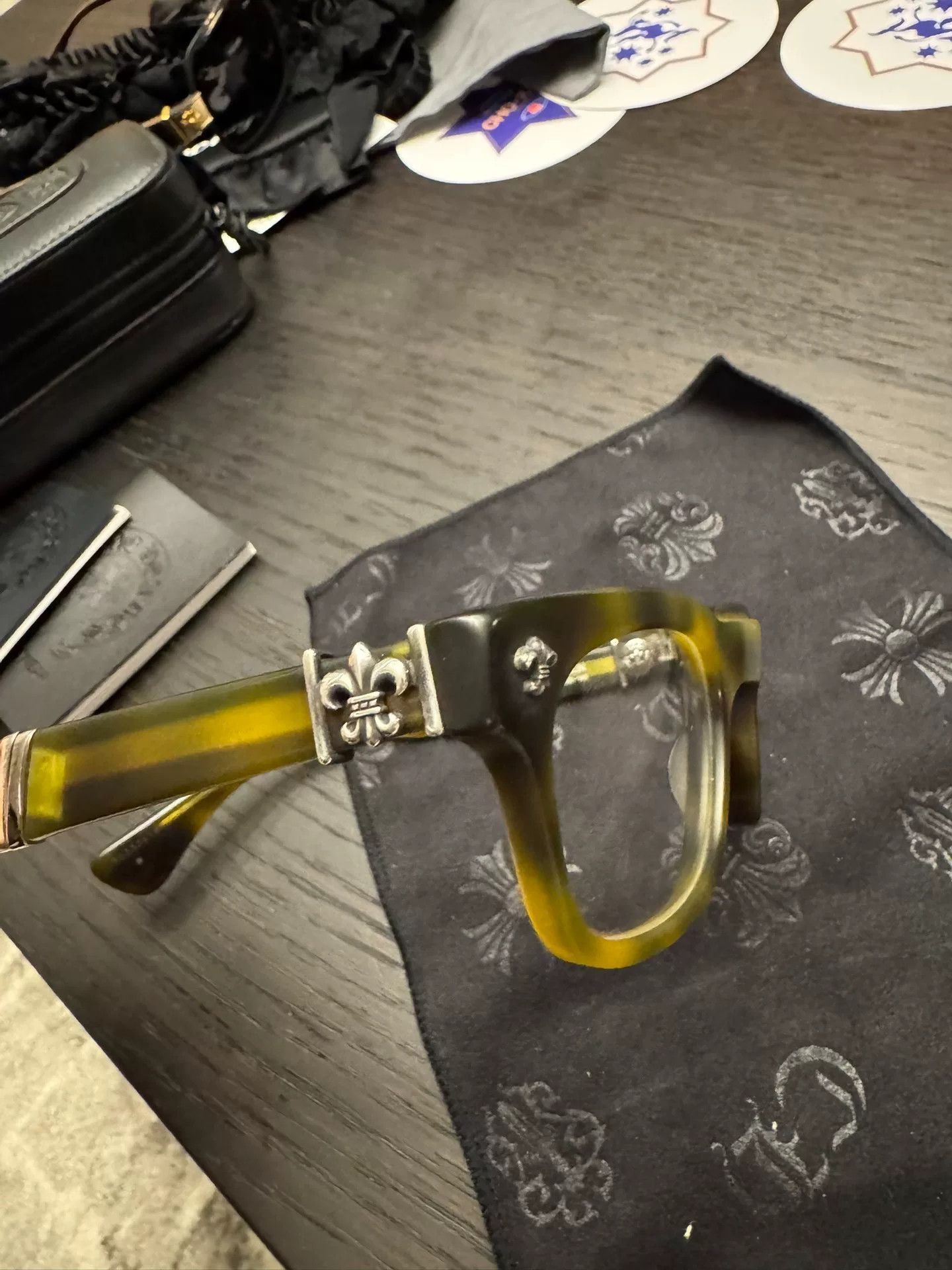 Chrome Hearts Chrome Hearts DROOLIN Folding Glasses Size ONE SIZE - 6 Thumbnail