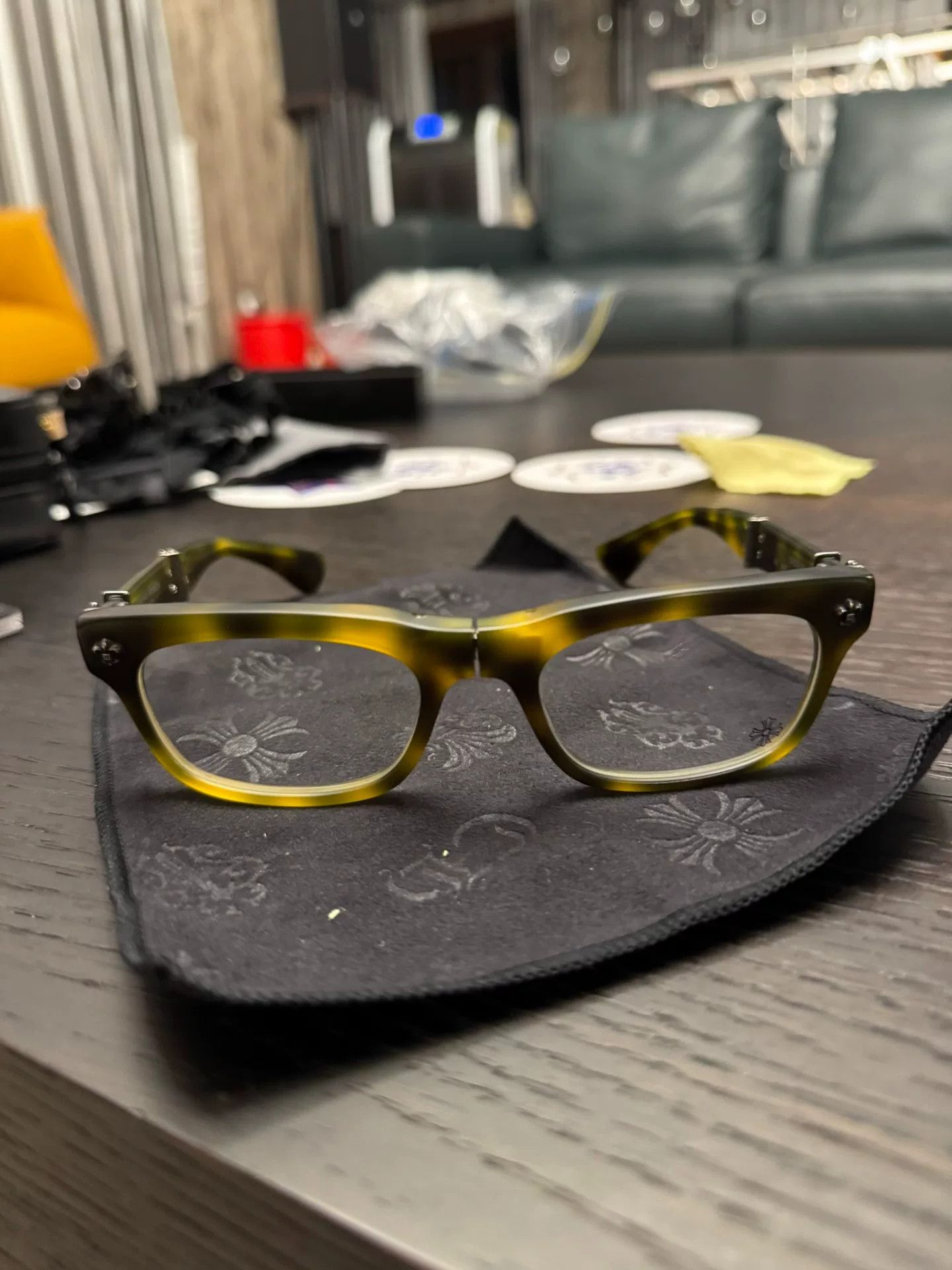 Chrome Hearts Chrome Hearts DROOLIN Folding Glasses Size ONE SIZE - 3 Thumbnail