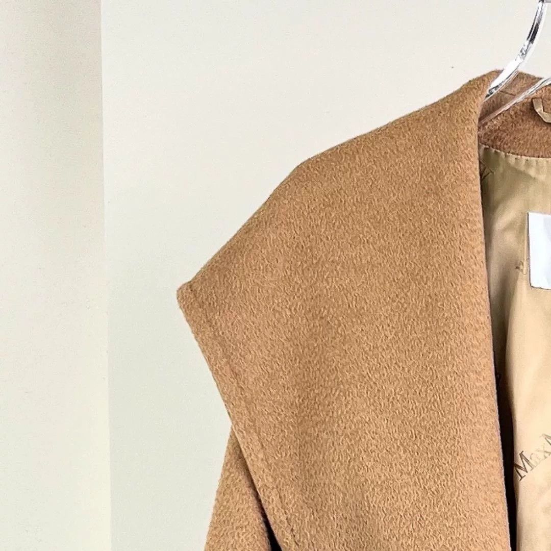 Max Mara Max Mara Camel Belted Coat Size US XS / EU 42 / 0 - 3 Thumbnail