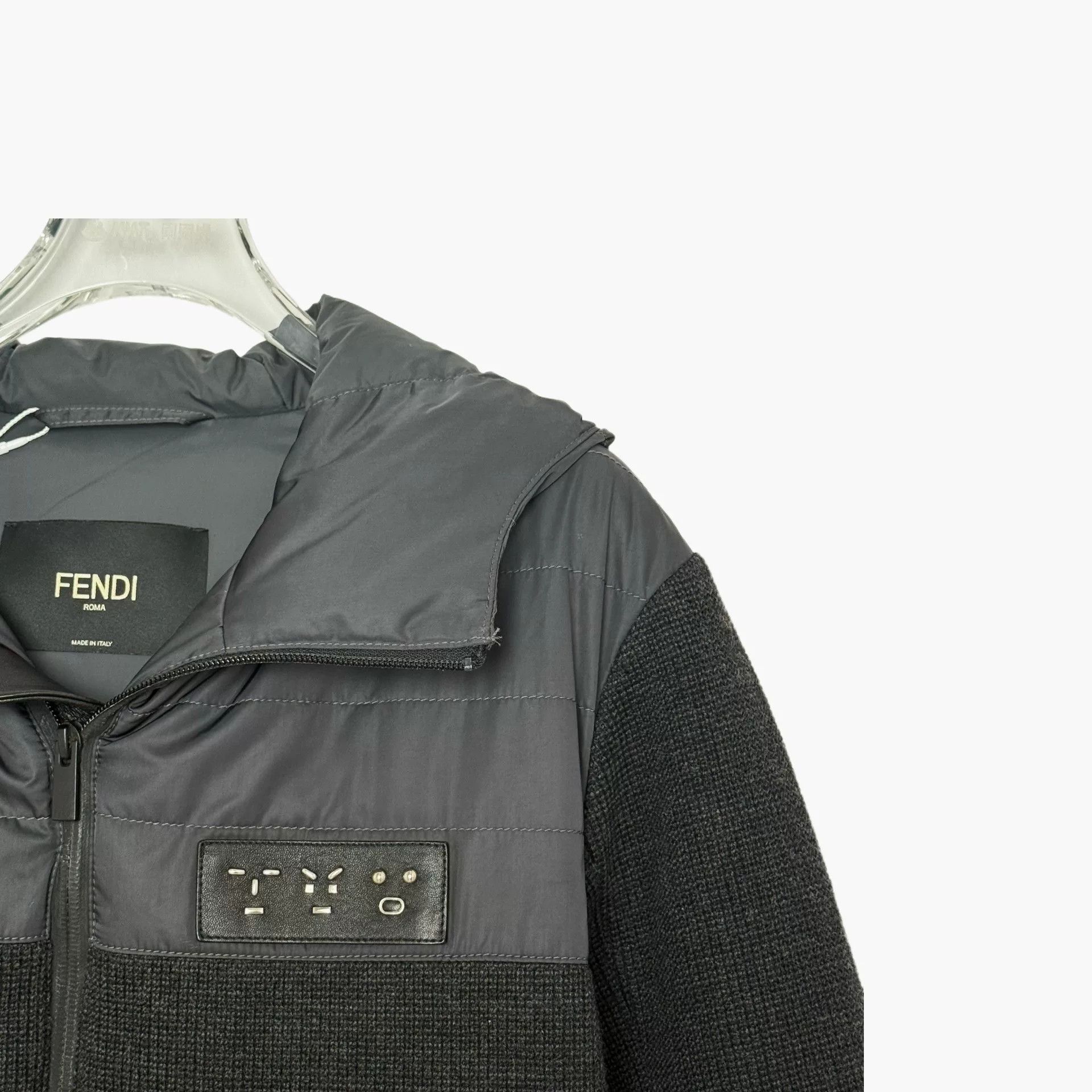 Fendi fendi gray down jacket size 44 Size US L / EU 52-54 / 3 - 3 Thumbnail