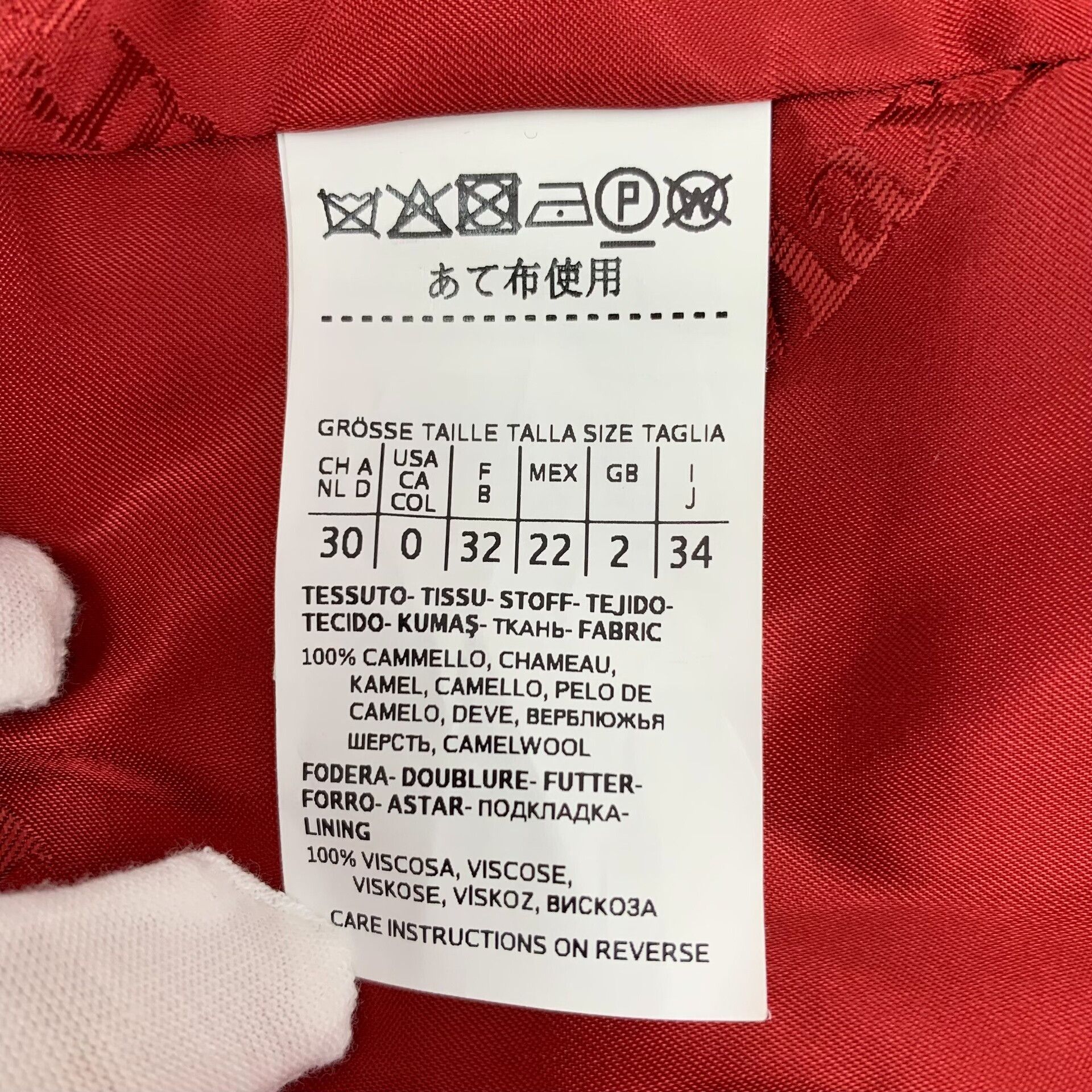 Max Mara maxmara red hooded coat with belt Size US XXS / EU 40 - 6 Thumbnail