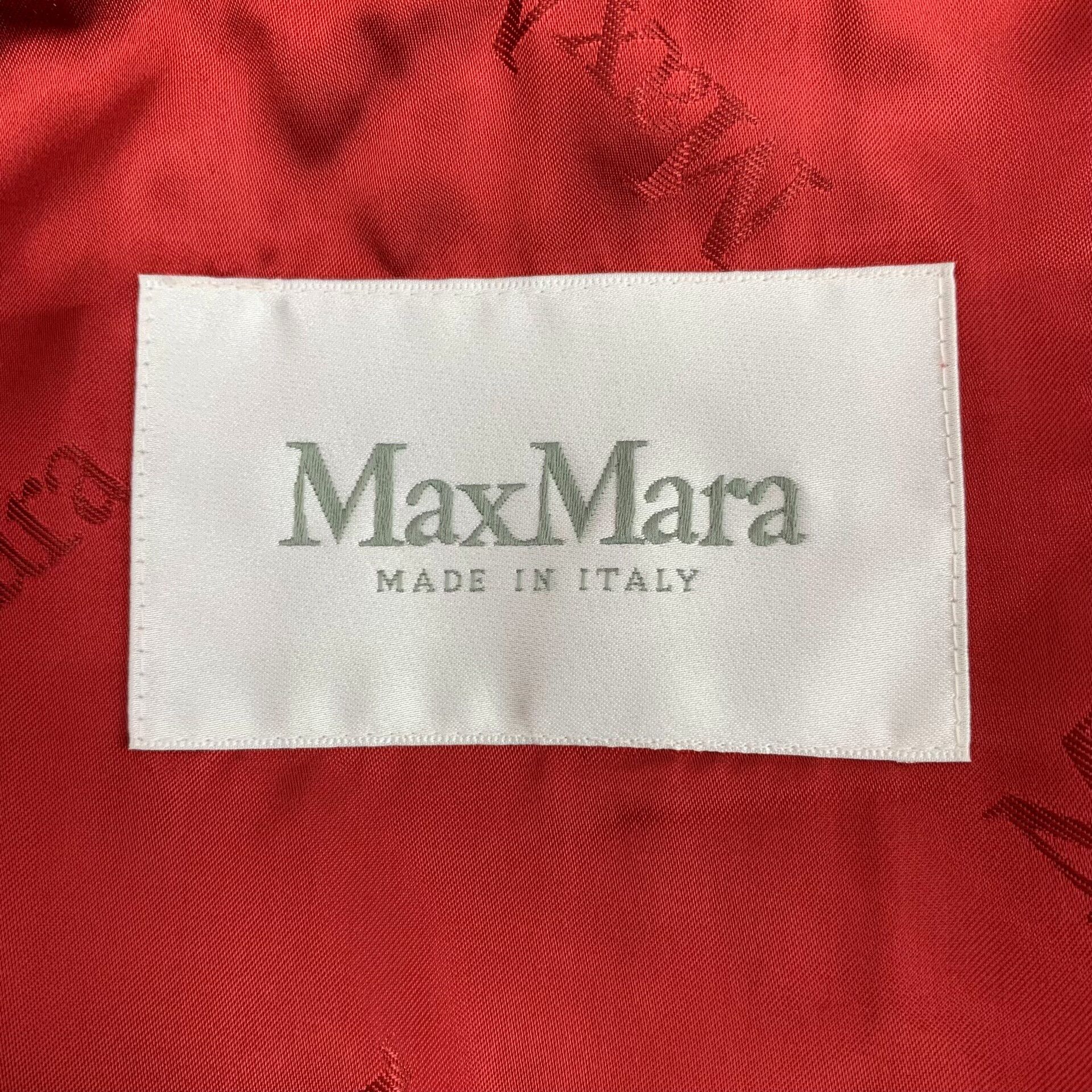 Max Mara maxmara red hooded coat with belt Size US XXS / EU 40 - 5 Thumbnail