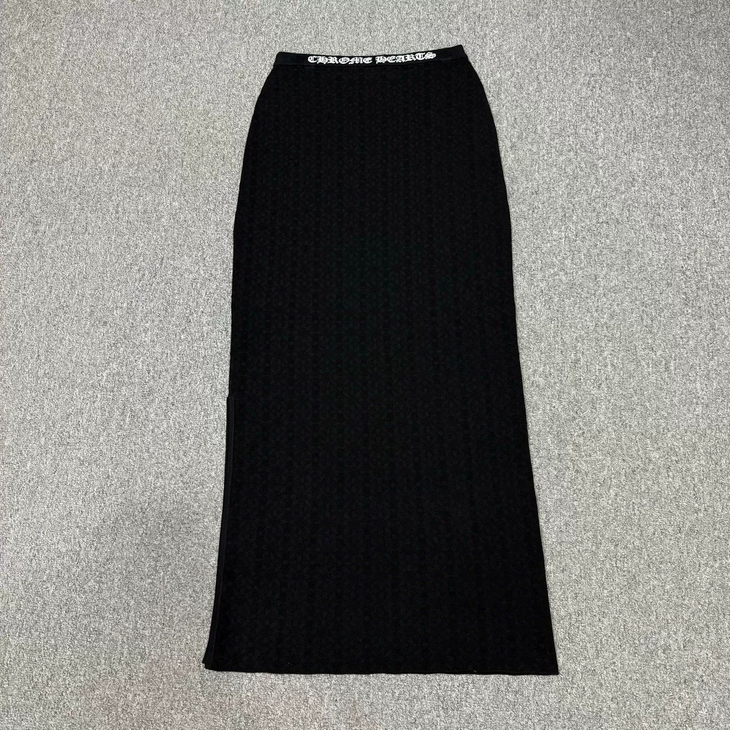 Chrome Hearts black knitted skirt with cross motifs Size 28" / US 6 / IT 42 - 2 Thumbnail