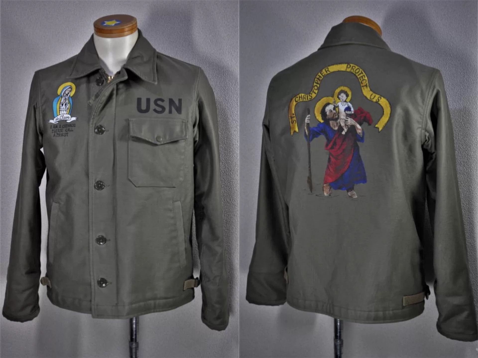 The Real McCoy's a-2 deck jacket by the real mccoys Size US XL / EU 56 / 4 - 9 Thumbnail