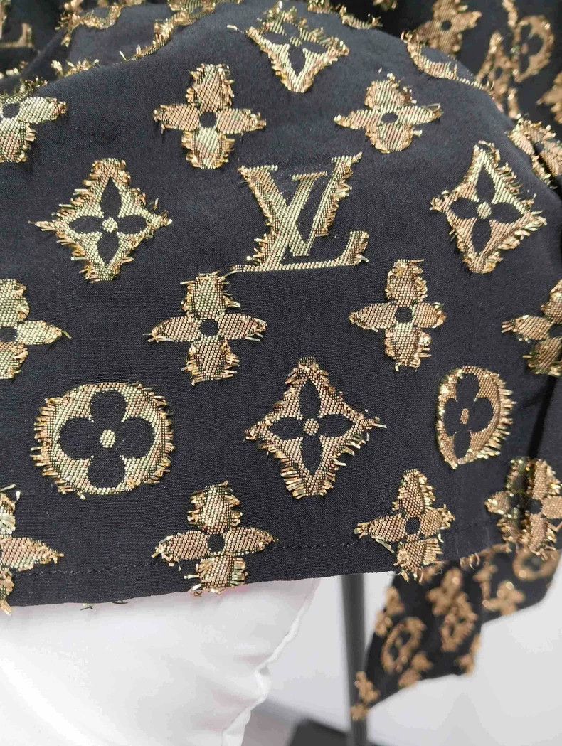 Louis Vuitton LV Gold Trim Bow Short Sleeve Top Size US S / EU 44-46 / 1 - 6 Thumbnail