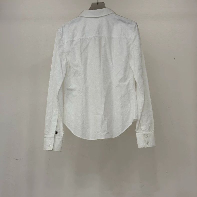 Louis Vuitton Louis Vuitton White Printed Shirt 36 Size US XS / EU 42 / 0 - 2 Thumbnail