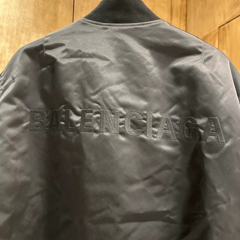 Balenciaga Balenciaga Black Orange Bomber Jacket Size US L / EU 52-54 / 3 - 3 Thumbnail