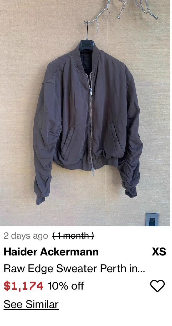 Haider Ackermann Haider Ackermann Archive Sweatshirt M Size US M / EU 48-50 / 2 - 5 Thumbnail