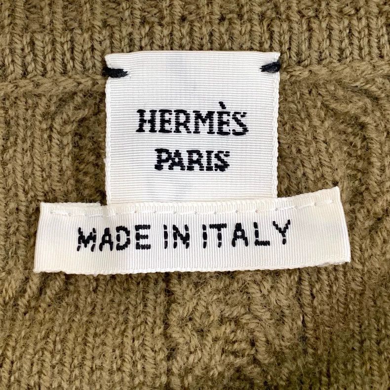 Hermes Hermes Brown Wool Knit Sweater Size US S / EU 44-46 / 1 - 5 Thumbnail