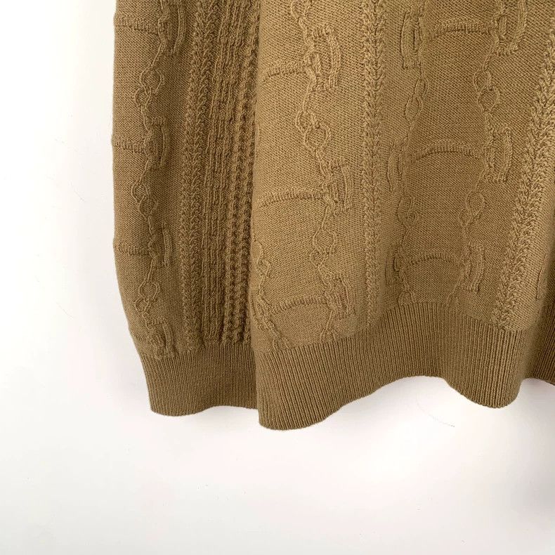 Hermes Hermes Brown Wool Knit Sweater Size US S / EU 44-46 / 1 - 4 Thumbnail
