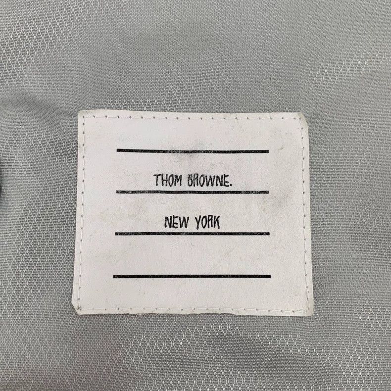 Thom Browne THOM BROWNE Grey Hooded Zip Windbreaker Size US XL / EU 56 / 4 - 6 Thumbnail