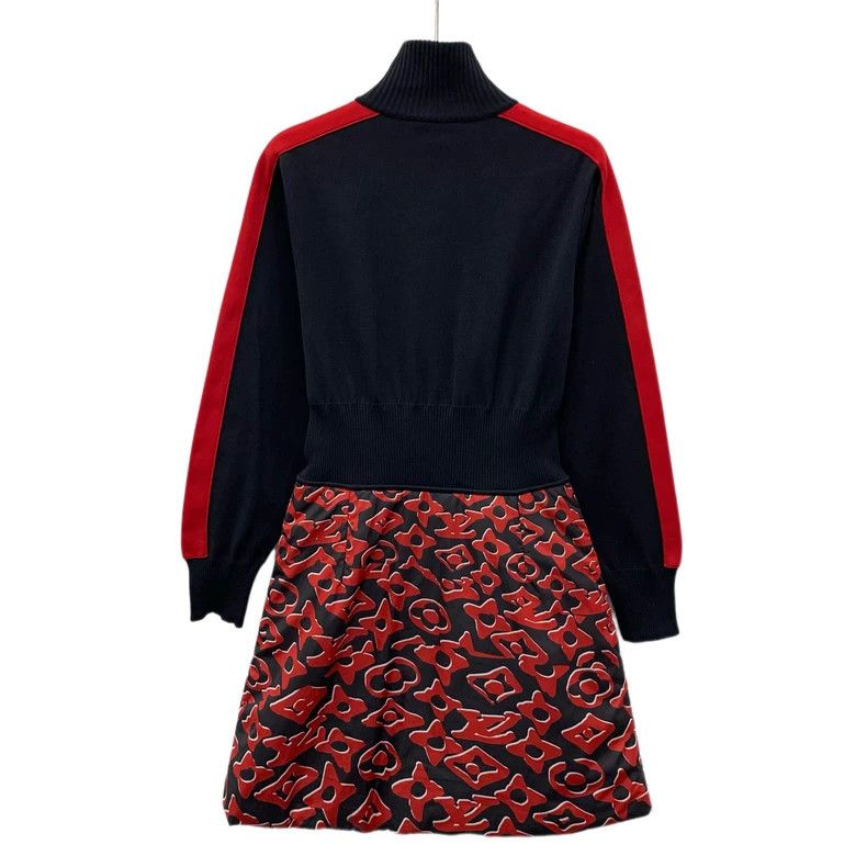 Louis Vuitton Louis Vuitton x Urs Fischer Spliced Dress Size US 36 / EU 52 - 2 Thumbnail