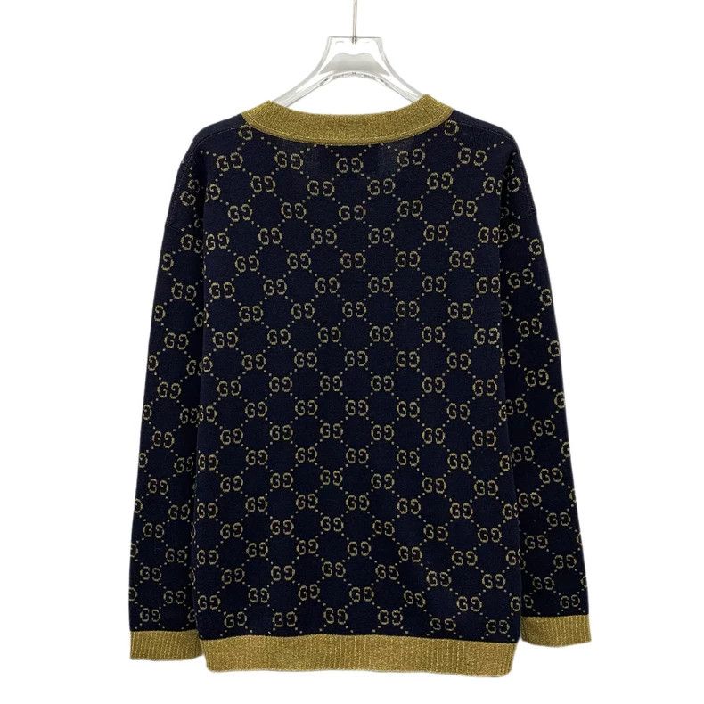 Gucci Gucci Blue Logo Knit Cardigan Coat Size US S / EU 44-46 / 1 - 2 Thumbnail