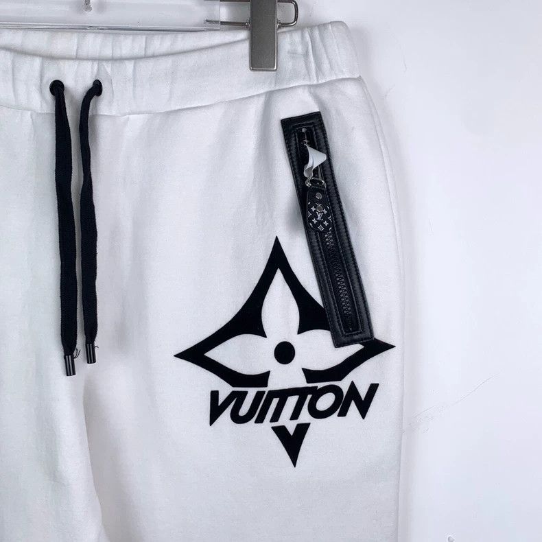 Louis Vuitton Louis Vuitton Logo Print Cotton Sweatpants Size US 36 / EU 52 - 3 Thumbnail