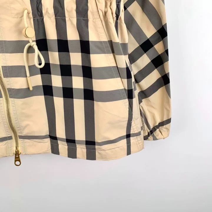 Burberry Burberry Brown Check Hooded Jacket Size US XS / EU 42 / 0 - 4 Thumbnail