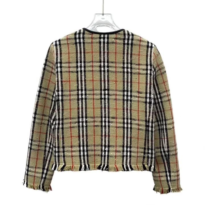 Burberry Burberry Brown Plaid Woven Jacket XS Size US XS / EU 42 / 0 - 2 Thumbnail