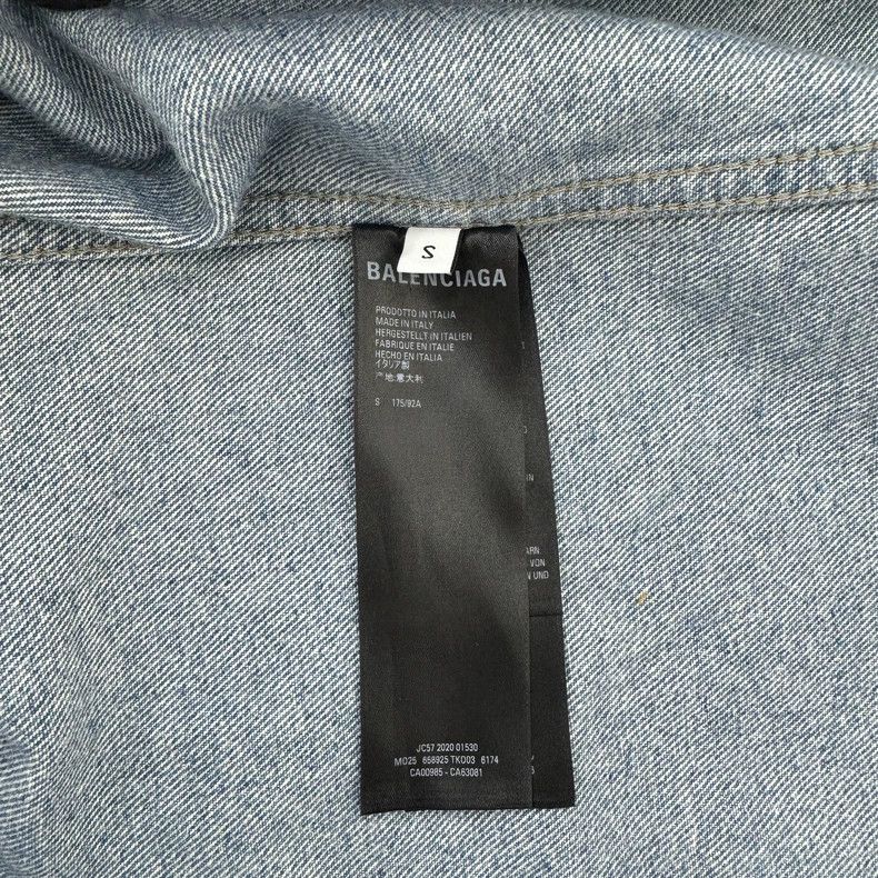 Balenciaga Balenciaga Hybrid Denim Parka Coat Size US S / EU 44-46 / 1 - 6 Thumbnail