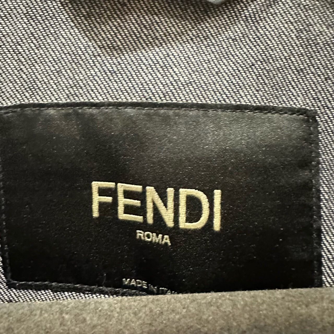 Fendi FENDI Solid Chest Pocket Cotton Jacket Size US M / EU 48-50 / 2 - 4 Thumbnail