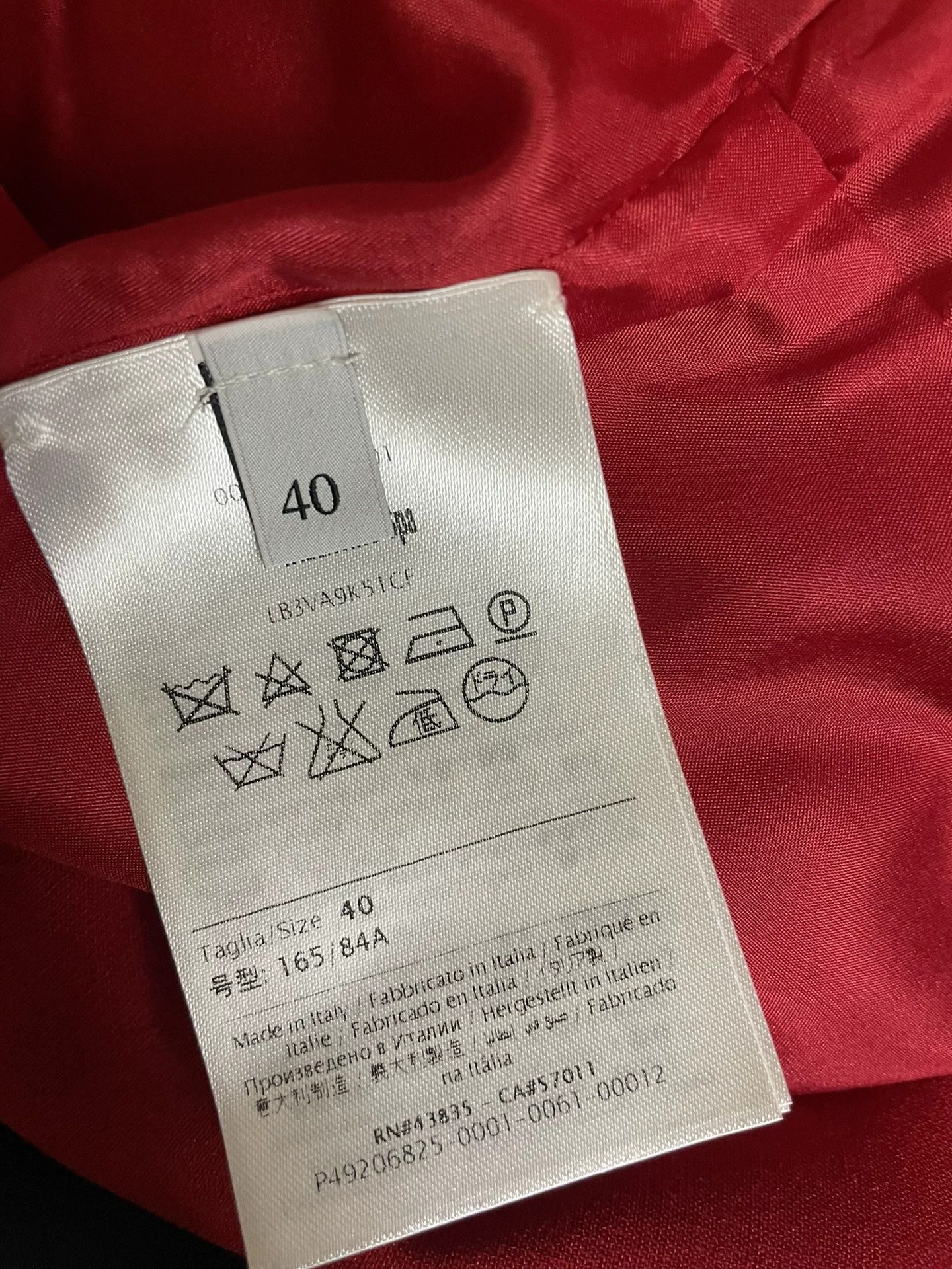 Valentino Valentino Red Embellished Dress Size US M / EU 48-50 / 2 - 6 Thumbnail