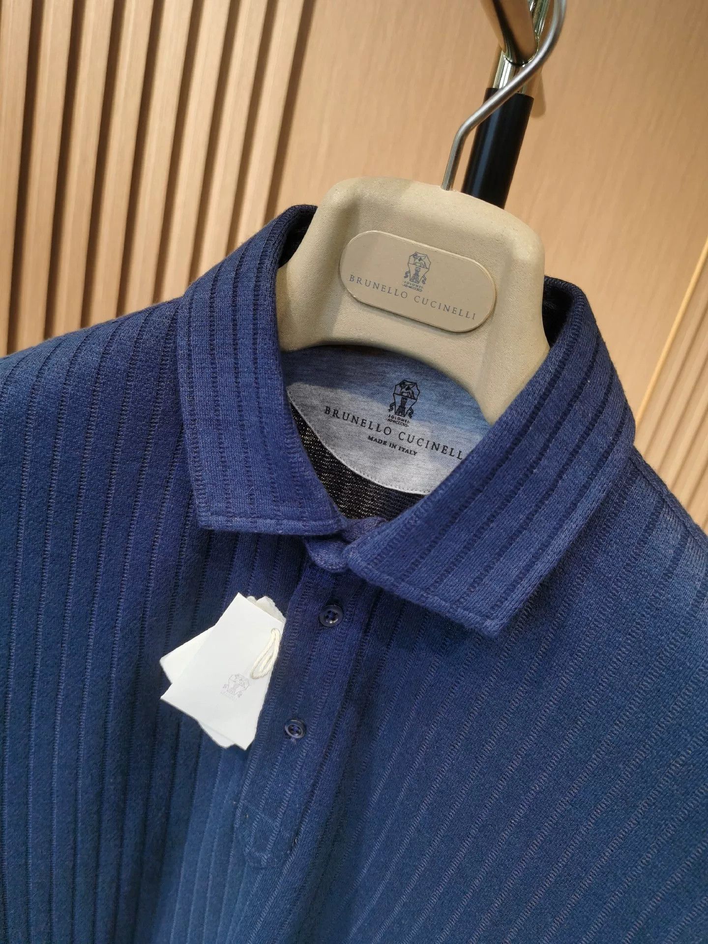 Brunello Cucinelli Brunello Cucinelli Cotton-Linen Polo Shirt Size US M / EU 48-50 / 2 - 4 Thumbnail