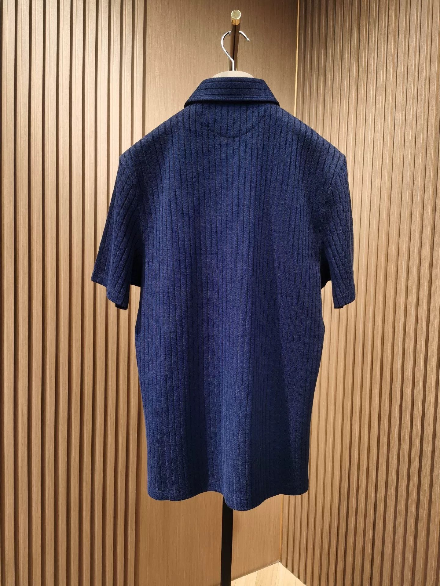 Brunello Cucinelli Brunello Cucinelli Cotton-Linen Polo Shirt Size US M / EU 48-50 / 2 - 2 Thumbnail