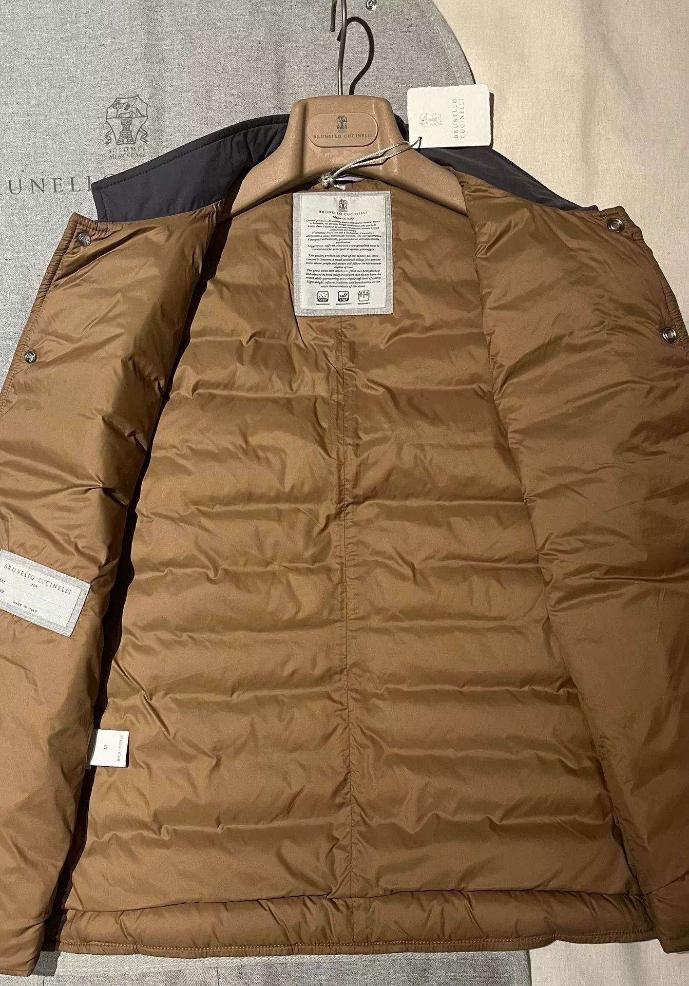 Brunello Cucinelli Brunello Cucinelli Men's Down Vest Size US M / EU 48-50 / 2 - 2 Thumbnail