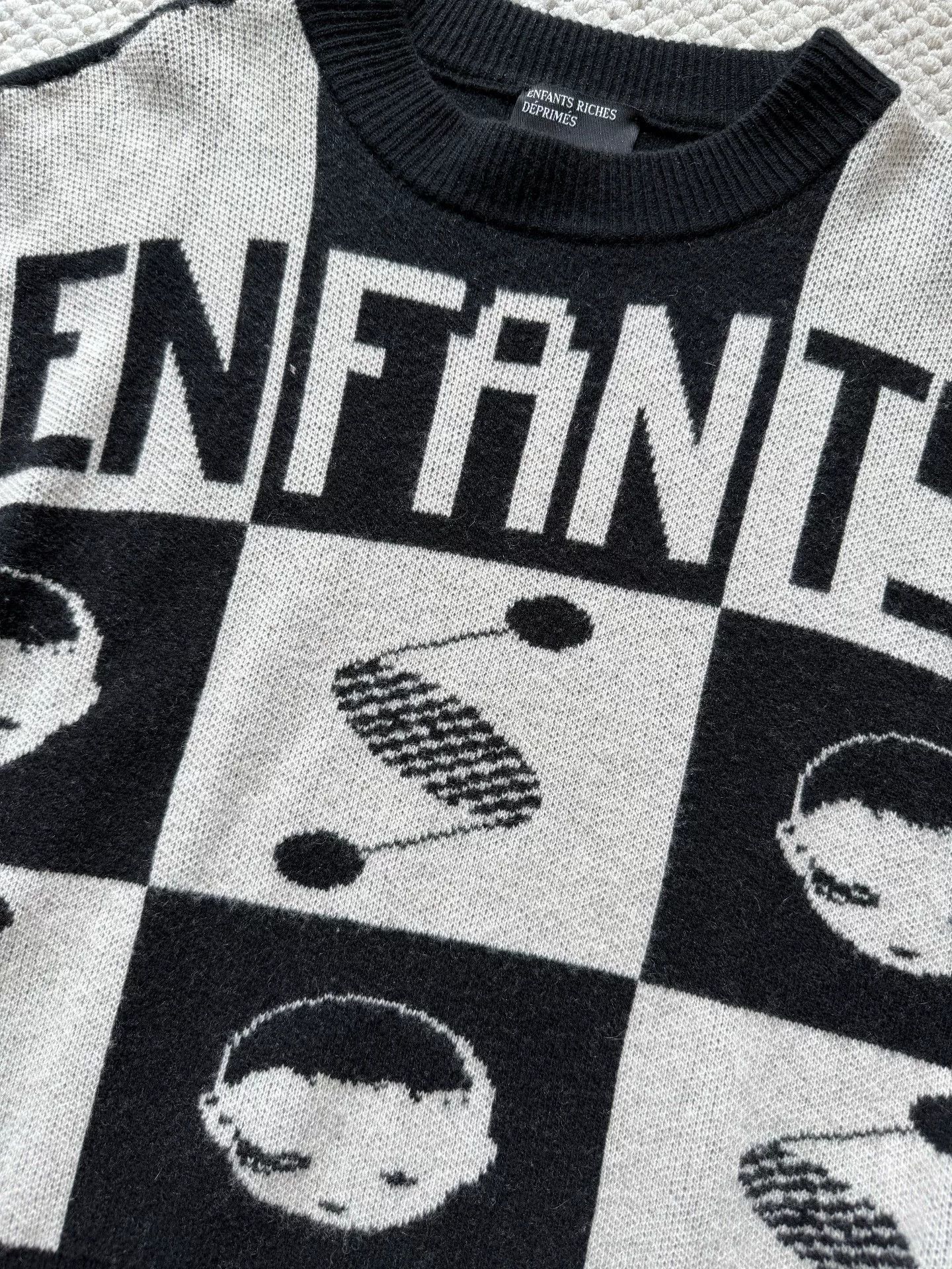 Enfants Riches Deprimes ERD Checkerboard Print Sweater Size US L / EU 52-54 / 3 - 2 Thumbnail