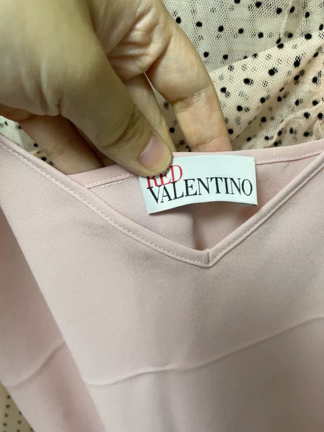Valentino Red Valentino Sheer Lace Bow Dress Size ONE SIZE - 9 Thumbnail