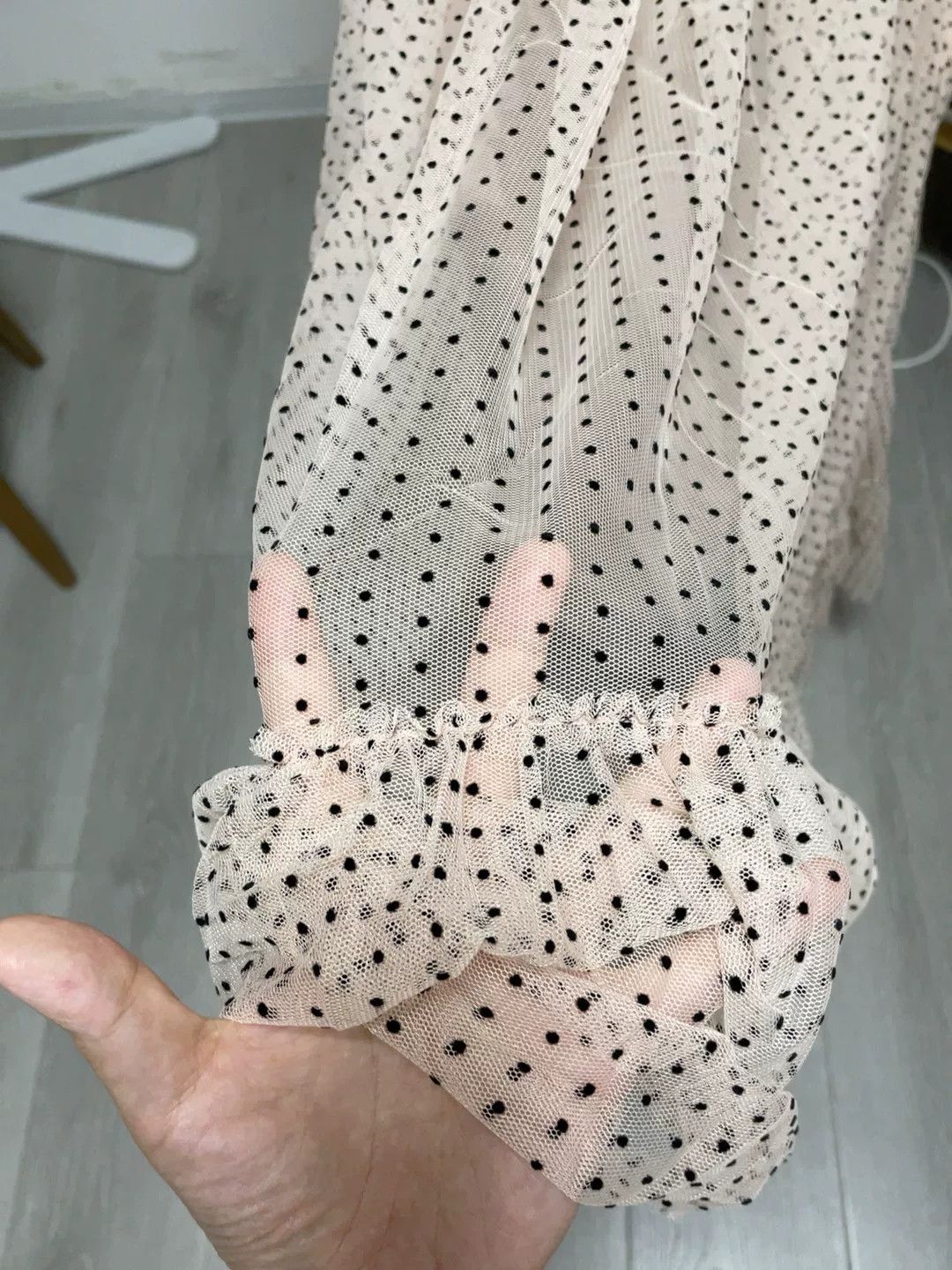 Red Valentino Sheer Lace Bow Dress