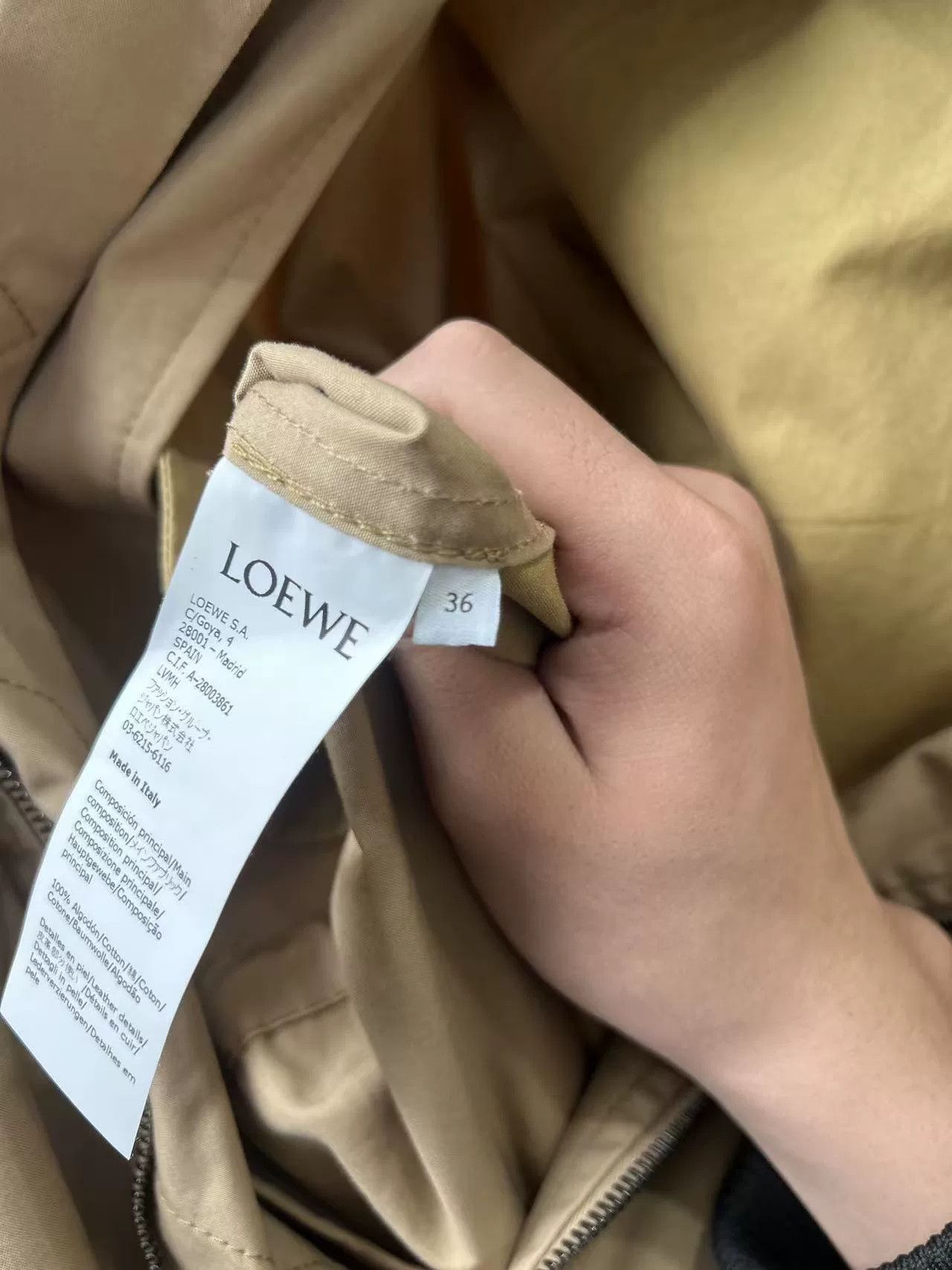 Loewe Loewe Leather Patch Pocket Trench Coat Size US S / EU 44-46 / 1 - 5 Thumbnail
