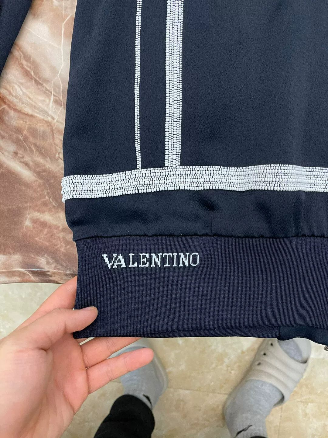 Valentino Valentino 2020 Beaded Jacket Size US L / EU 52-54 / 3 - 4 Thumbnail