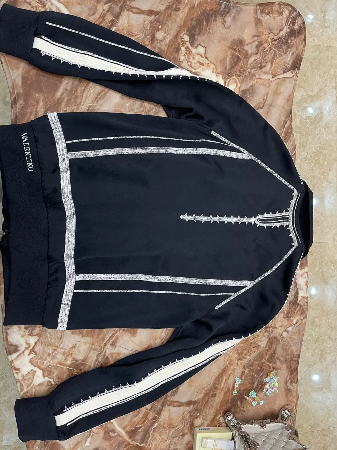 Valentino Valentino 2020 Beaded Jacket Size US L / EU 52-54 / 3 - 3 Thumbnail