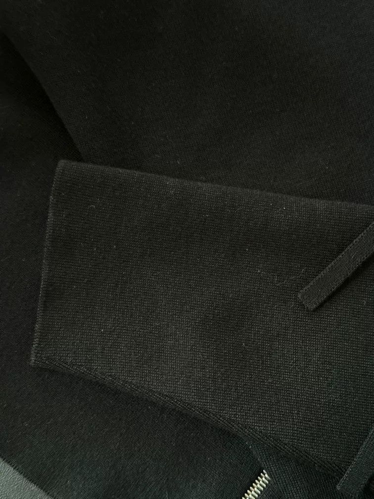 Loewe Loewe Black Knit Wool Coat Size US S / EU 44-46 / 1 - 4 Thumbnail