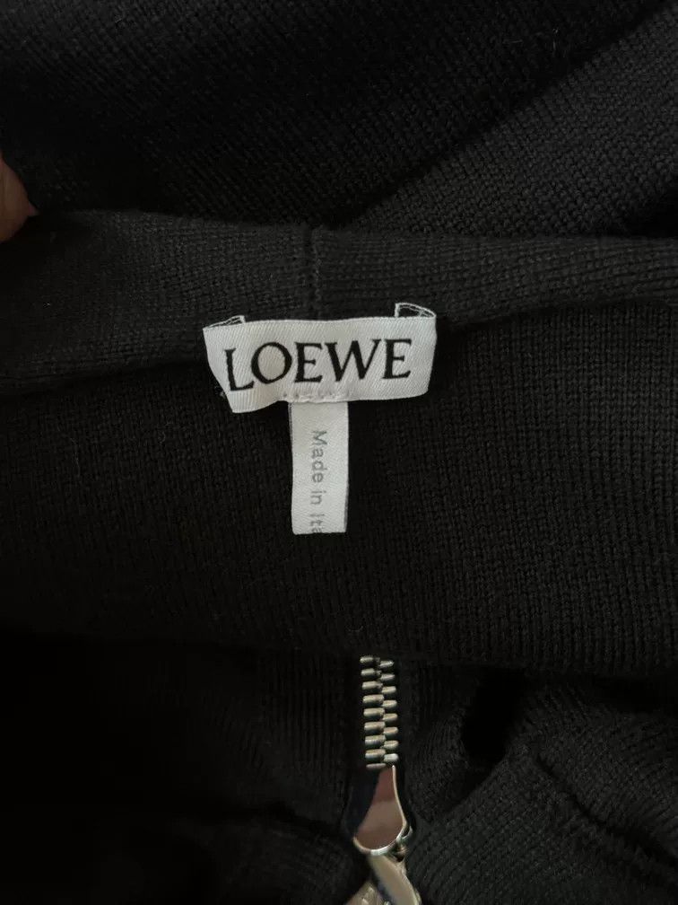 Loewe Loewe Black Knit Wool Coat Size US S / EU 44-46 / 1 - 2 Thumbnail