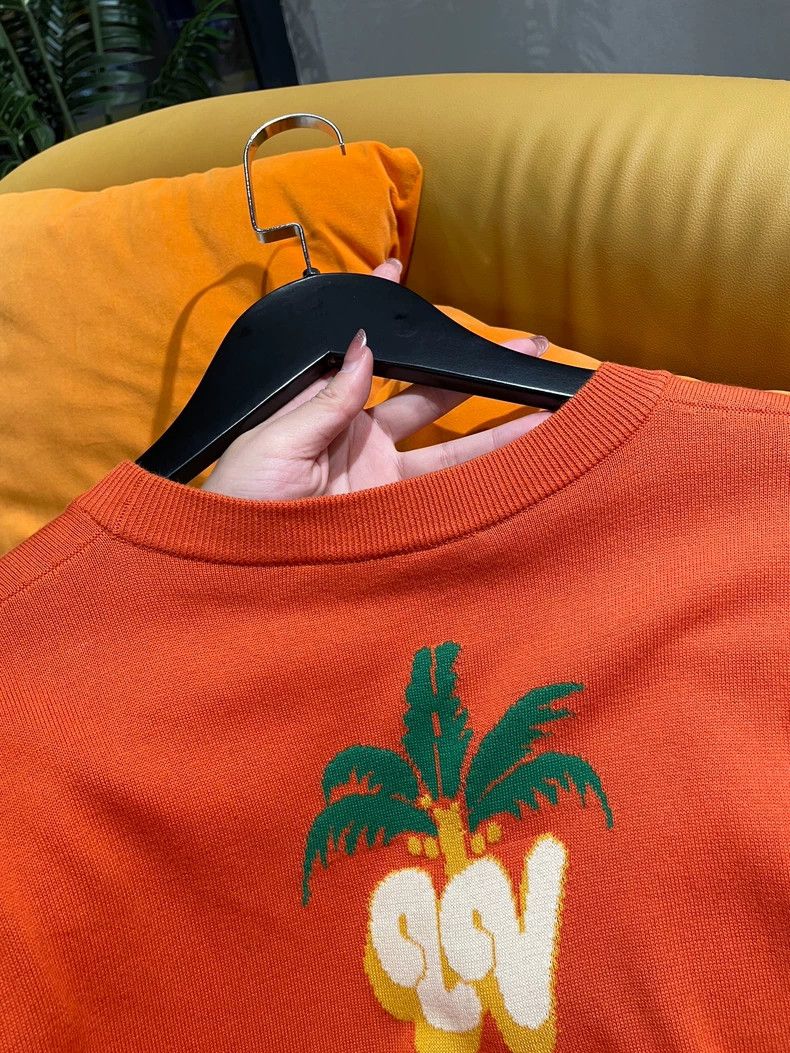 Louis Vuitton Louis Vuitton 2024 Orange Coconut Tree Knit Tee Size US M / EU 48-50 / 2 - 4 Thumbnail