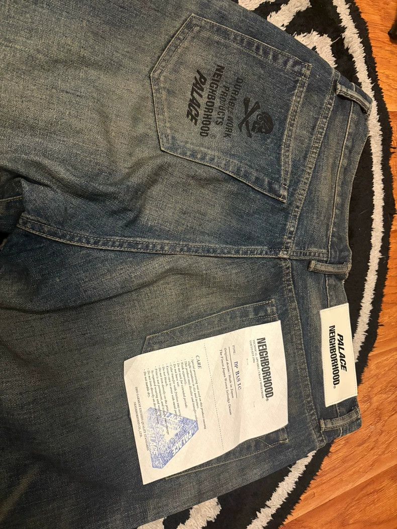 Neighborhood Neighborhood x Palace Washed Denim Jeans Size US 32 / EU 48 - 5 Thumbnail